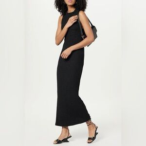 The Drop Womens Lena High Neck Textured Midi Dress Size XXXL NWT